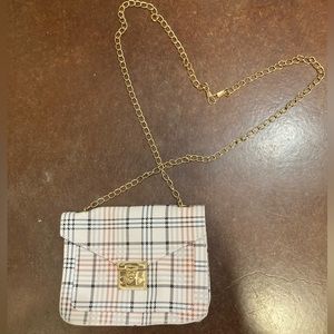 plaid crossbody PERFECT for kids to play with